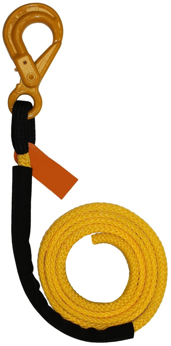 7/16†SYNTHETIC WINCH LINE W/SELF LOCKING HOOK - starequipmentsales