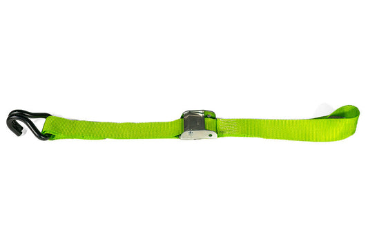 SafeAll Steering Wheel Lock w/ 2” Cam Buckle & Coated Double J Hook