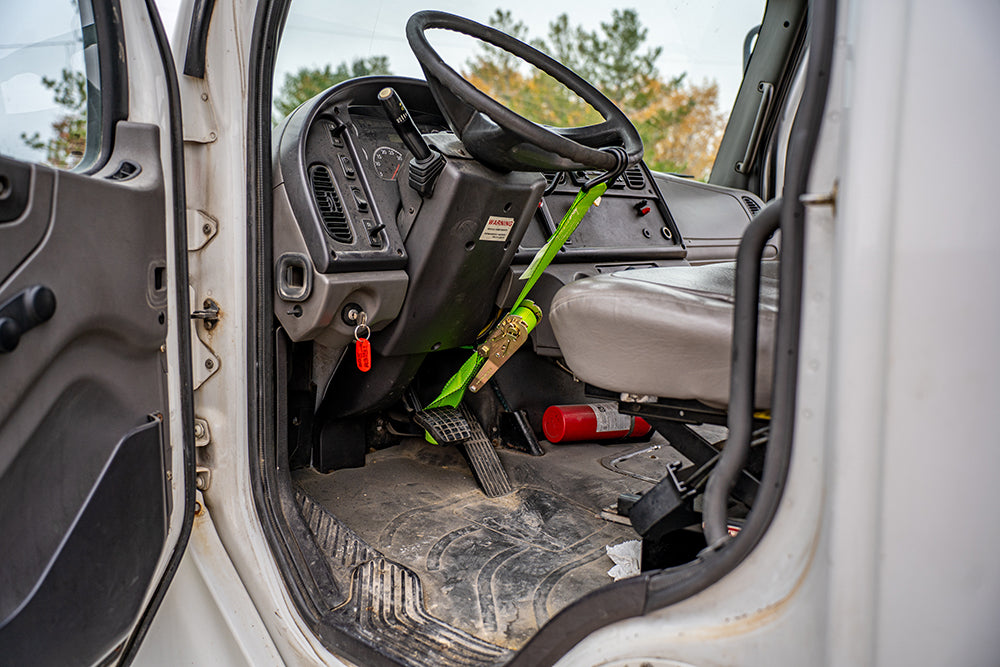 SafeAll Steering Wheel Lock w/ Ratchet & Single Hook
