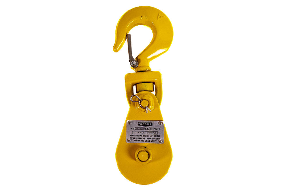 SafeAll Snatch Block with Swivel Hook