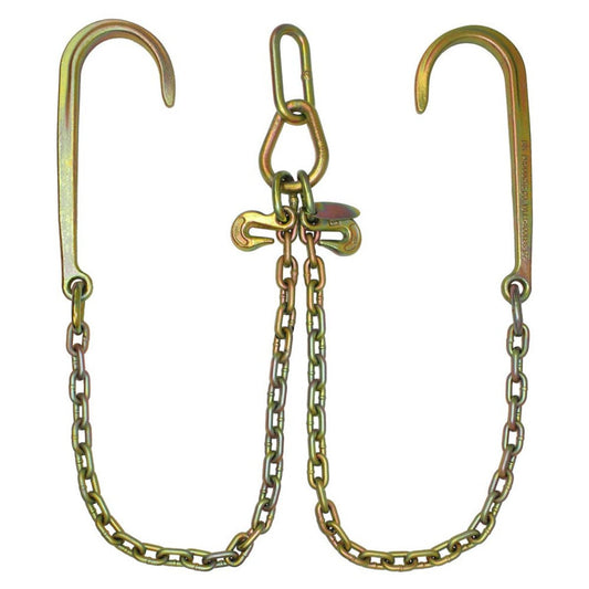 B/A Products Co. 5/16" Low-Profile Grade 70 15" J Hook V-Chain - starequipmentsales