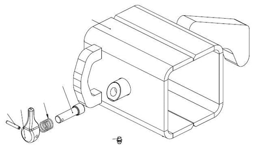 DROP AXLE BRACKET LEFT - starequipmentsales