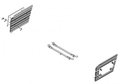 EXTRUDED KIT ALUMINUM FOR REAR CORNER - starequipmentsales