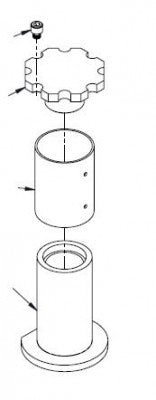 T-BAR PIN REPAIR KIT - T-BAR 5X5 HD/SHD - starequipmentsales
